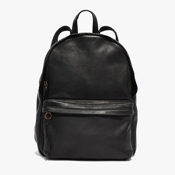 Madewell Handbags - New MADEWELL The Lorimer Backpack Black Leather